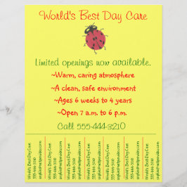 Flyer der Kinderbetreuung / Flyer der Tagesbetreuu