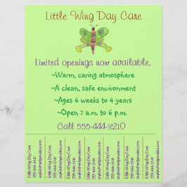 Flyer der Kinderbetreuung / Flyer der Tagesbetreuu