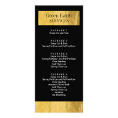 Flyer der Landschaftspreisliste Werbekarte (Hinten)