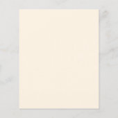 Flyer der Liste der Beauty-Service-Preise - Minima (Hinten)