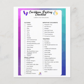 Flyer der Packungsliste