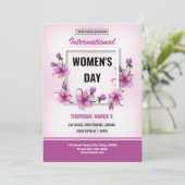 Flyer der Party Einladung am Frauentag (Stehend Vorderseite)