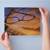 Flyer der Rechnungslegungsgesellschaft (Hand)