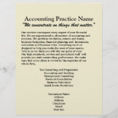 Flyer der Rechnungslegungsgesellschaft (Hinten)