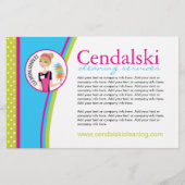 Flyer der Reinigungsdienste (Vorne)