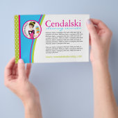 Flyer der Reinigungsdienste (Handgriff)