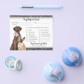 Flyer der schwarzen Glitzer-Dog-Grooming-Berichtsk (Einzeln)