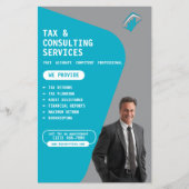 Flyer der Steuergesellschaft (Vorne)