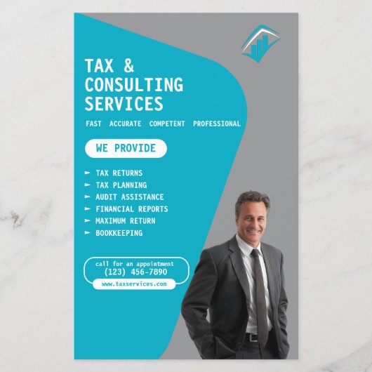 Flyer der Steuergesellschaft (Vorne)