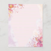 Flyer der weiblichen Geschichte (Hinten)