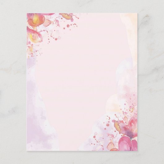 Flyer der weiblichen Geschichte (Hinten)