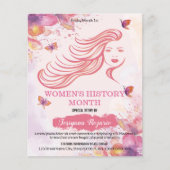 Flyer der weiblichen Geschichte (Vorne)