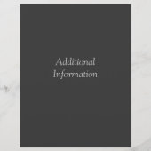 Flyer der Weinverkostung (Hinten)