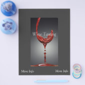 Flyer der Weinverkostung (Einzeln)