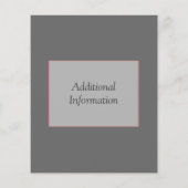 Flyer der Weinverkostung (Hinten)