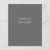 Flyer der Weinverkostung (Hinten)