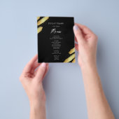 Flyer des einfachen Ereignismenüs (Gruppe)