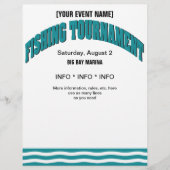Flyer des Fischerturniers (Vorne)