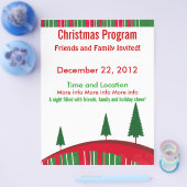 Flyer des Grünen und Roten Weihnachtsprogramms (Einzeln)