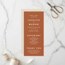 Flyer des modernen Boho Jewel Earth Tone Programms Programm