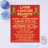 Flyer des Nutzens für Leberkrebs (Einzeln)