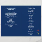 Flyer des Programms "Braut und Bräuche in Sonnenun (Rückseite)