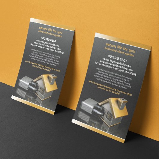 Flyer des Sicherheitssystems