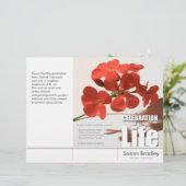 Flyer des Tri-Fold-Geranium-Programms (Stehend Vorderseite)