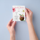 Flyer des tropischen hawaiianischen Brautparty (Gruppe)