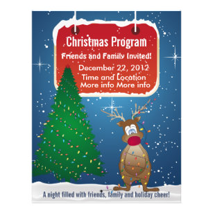 Flyer des Weihnachtsprogramms