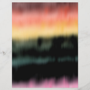 Flyer, digitale Gefärbte Krawatte Flyer