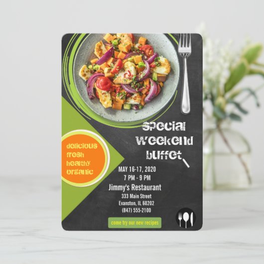 Flyer Einladung (Stehend Vorderseite)