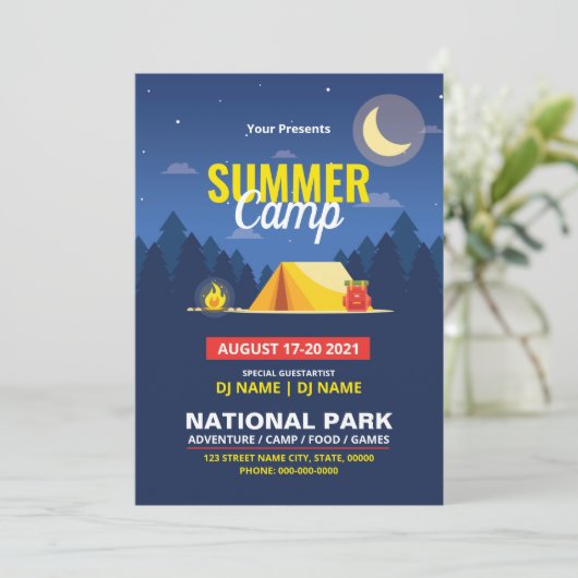 Flyer Einladung (Stehend Vorderseite)