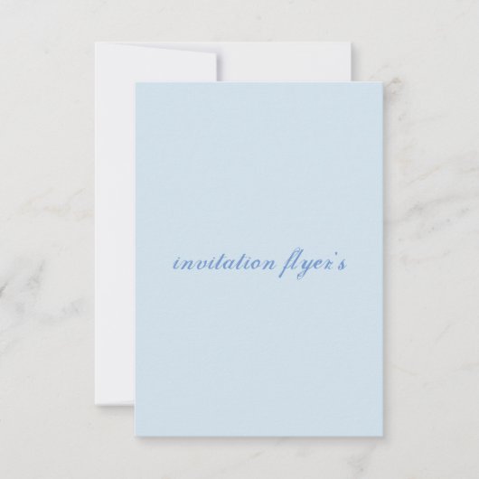 Flyer Einladung (Vorderseite)