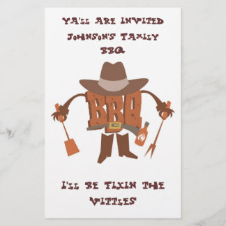Flyer Einladung für Hillybilly-GRILLEN
