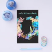 Flyer Einzigartiger Blumenstrauß Exotische Farben (Einzeln)