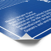 Flyer - Flugzeugkonzept Zeichnend Pläne AD Fotodruck (Ecke)