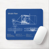 Flyer - Flugzeugkonzept Zeichnend Pläne AD Mousepad (Mit Mouse)