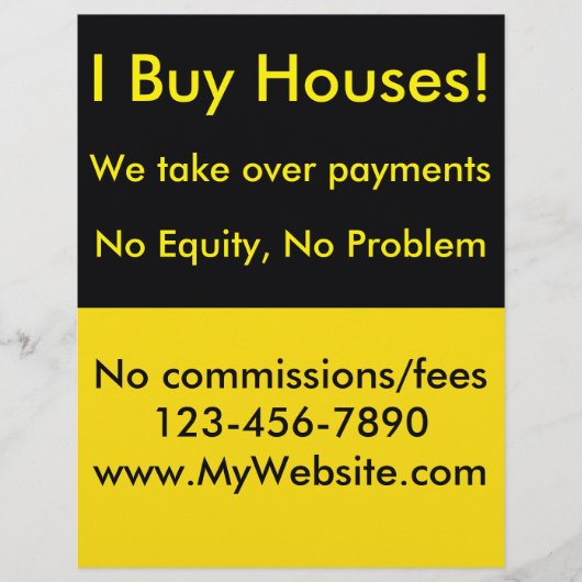 Flyer für Anleger in Real Anwesen (Vorne)