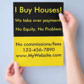 Flyer für Anleger in Real Anwesen (Hand)