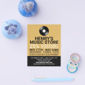 Flyer für Aufnahmen, Musik-Store-Werbung (Einzeln)