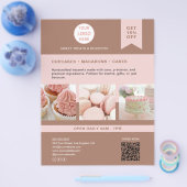Flyer für Bäckereien mit benutzerdefiniertem Logo (Einzeln)