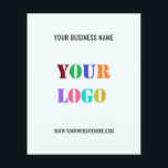 Flyer für benutzerdefiniertes Logo und Textwerbung<br><div class="desc">Kundenspezifische Logos und Textwerbung Personalisiert - Hinzufügen von Logo/Bild und Text/Informationen - Ändern Sie die Größe und verschieben Sie Elemente mit dem Anpassungsprogramm. Wählen Sie / fügen Sie Ihre Lieblings-Hintergrundfarben!</div>