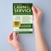 Flyer für berufliche Pflegedienste (Handgriff)