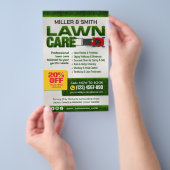 Flyer für berufliche Pflegedienste (Handgriff)