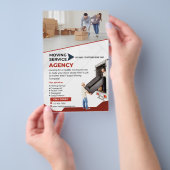 Flyer für bewegliche Dienste (Handgriff)