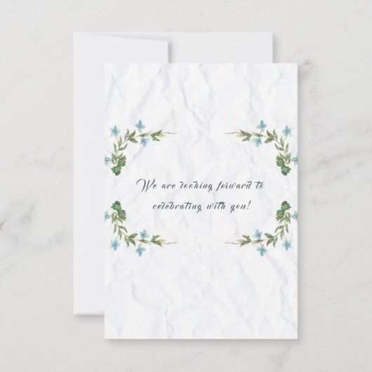 Flyer für Blumenzehen Einladung (Rückseite)