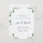 Flyer für Blumenzehen Einladung (Vorne/Hinten)