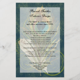 Flyer für das Arful Detail Peacock Feather Program