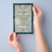 Flyer für das Arful Detail Peacock Feather Program (Handgriff)